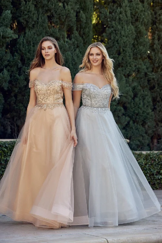 Divine Couture's Shimmering Off-the-Shoulder Prom Dress: A Timeless Masterpiece for Unforgettable Occasions Tunics Bestseller popular