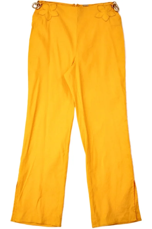 Cult Gaia - Orange Pants Elegant High-Waist Pants