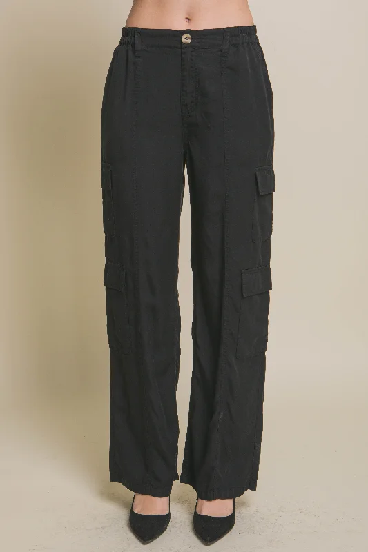 Full-length Pants With Cargo Pockets Classic Pleated Pants