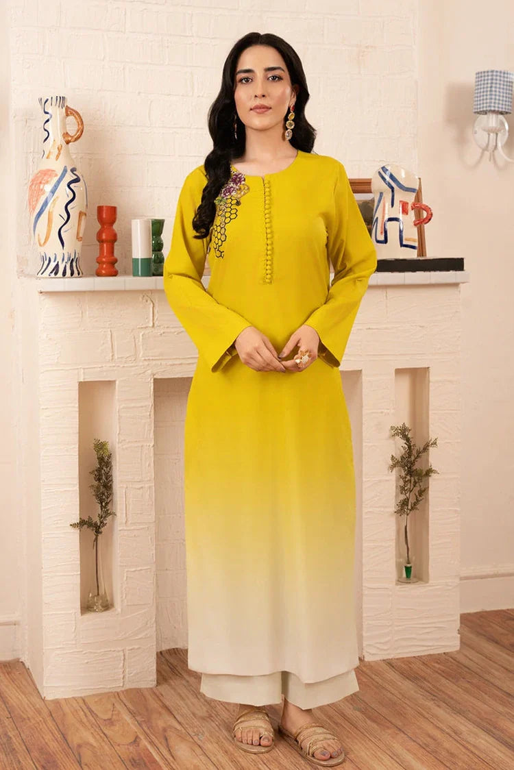 Stitch Vibes - Morganite RTW  Collection - 2 PC - Lime Green Tonal Dress Tunics Sophisticated sleek