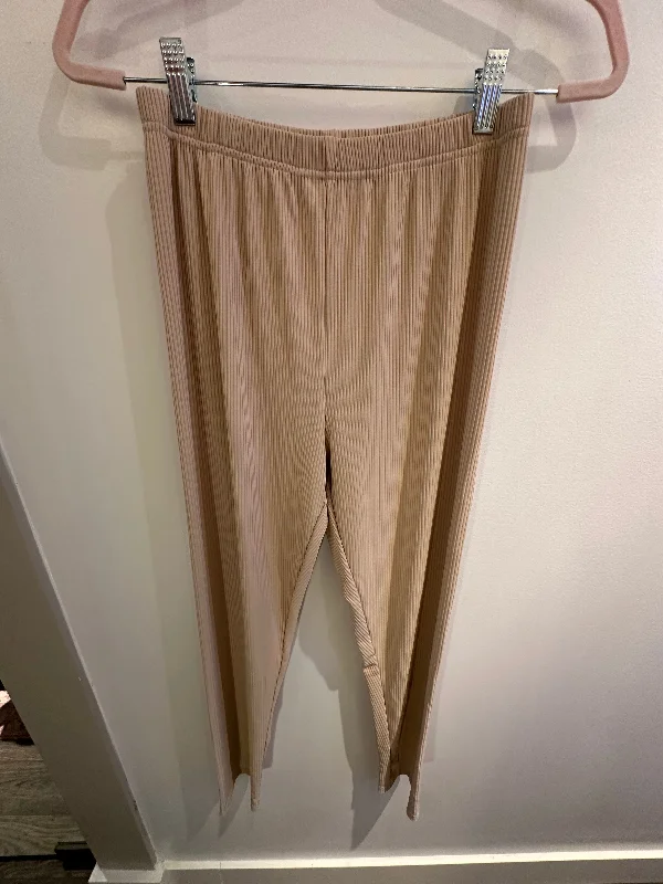 Wife Ribbed Lounge Pants Warm Wool Trousers