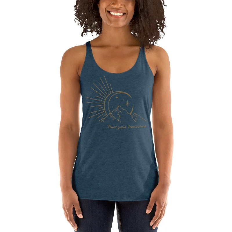 Trust Your Innersense — Racerback Tank soft pink tank