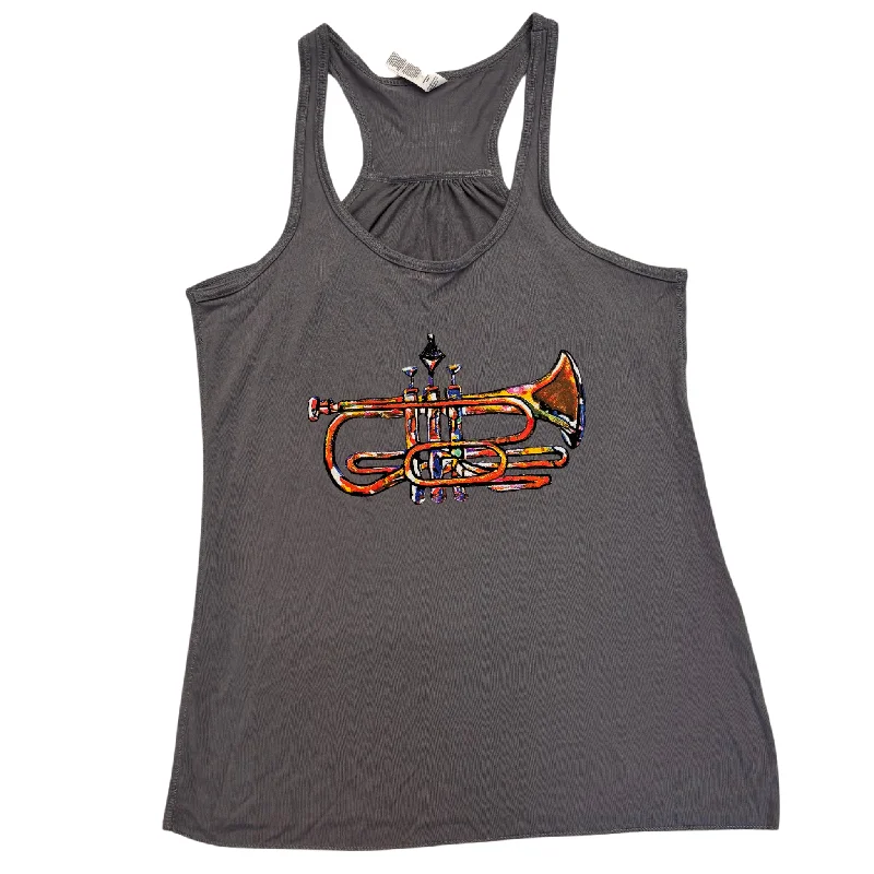 FQF 'Watercolor Trumpet' Racerback Tank Top sexy tank top