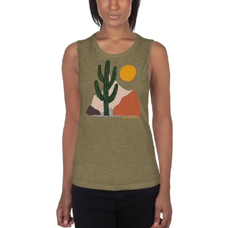 Rare But Real — Muscle Tank bright tank top