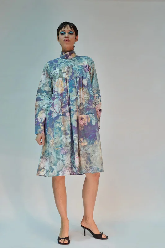 Laura Ashley x Batsheva Cumbria Dress in Mathilde Mural Tunics New arrival