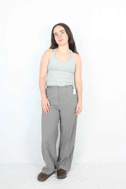 Perfect Stranger - Tailored Wide Leg Pants Relaxed Casual Leggings