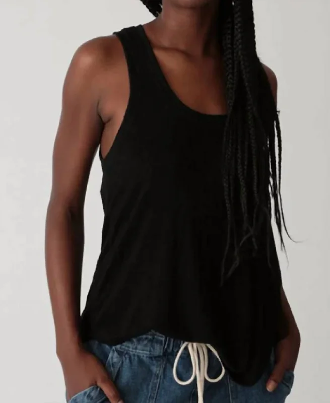 Jesse Tank Top In Onyx beige tank top