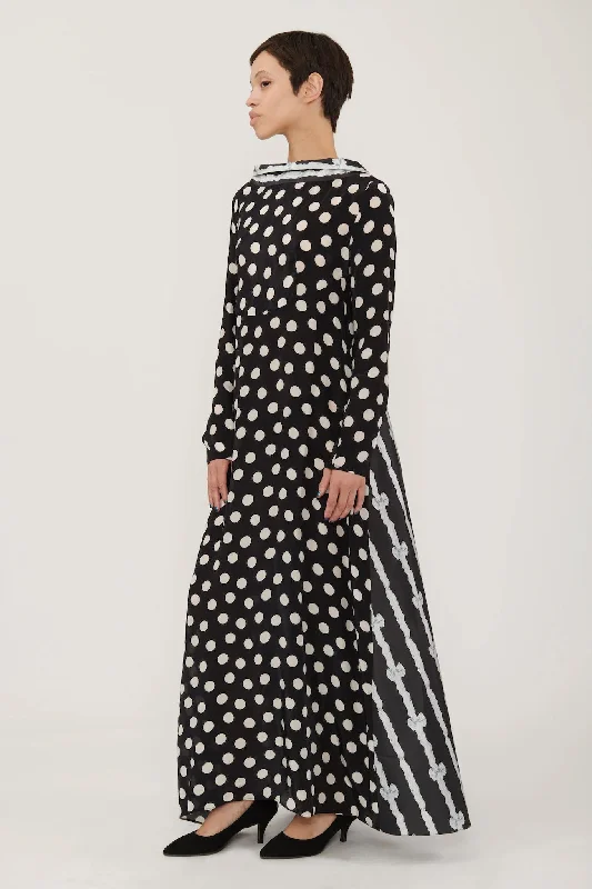 Bridget Dress in Bow Print Taffeta Tunics Party sparkling