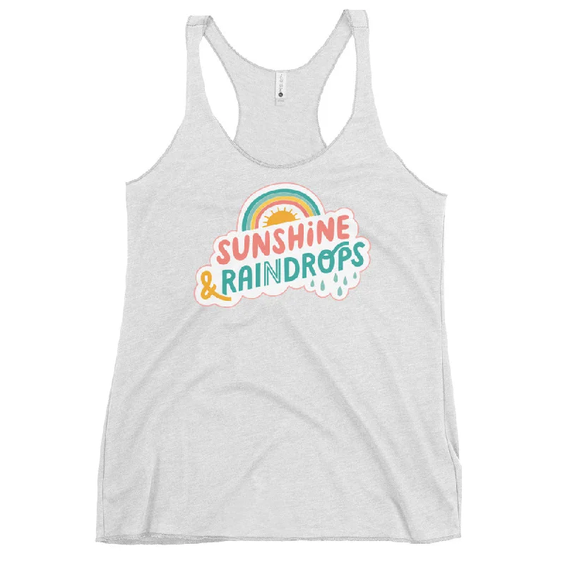 Sunshine & Raindrops — Racerback Tank sleep tank top