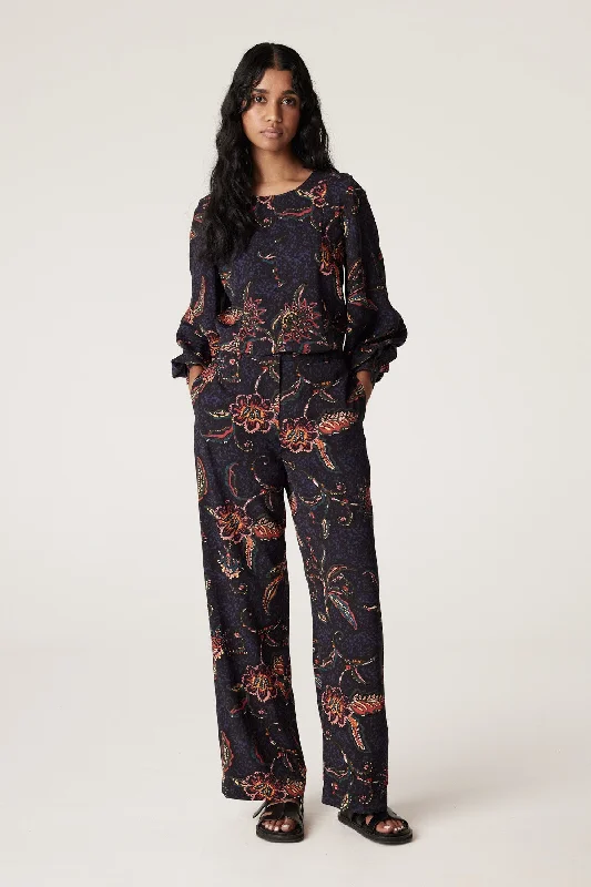 Pascal Pant - Floral Print Soft Stretch Pants