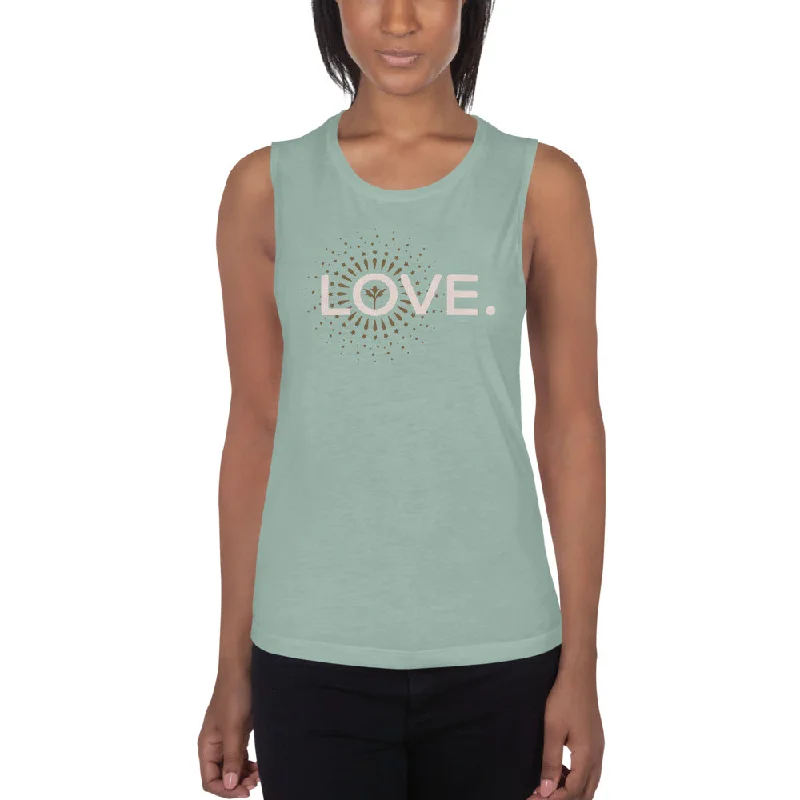 Love — Muscle Tank high neck tank