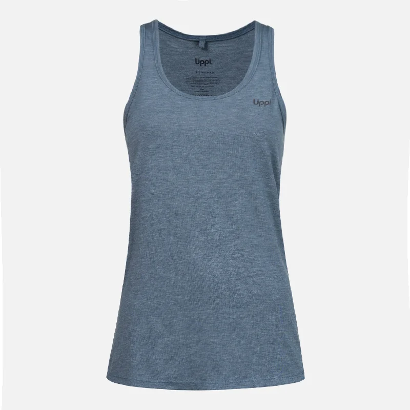 Polera Mujer Summit UV-Stop Tank Azul Grisaceo Lippi baby blue tank