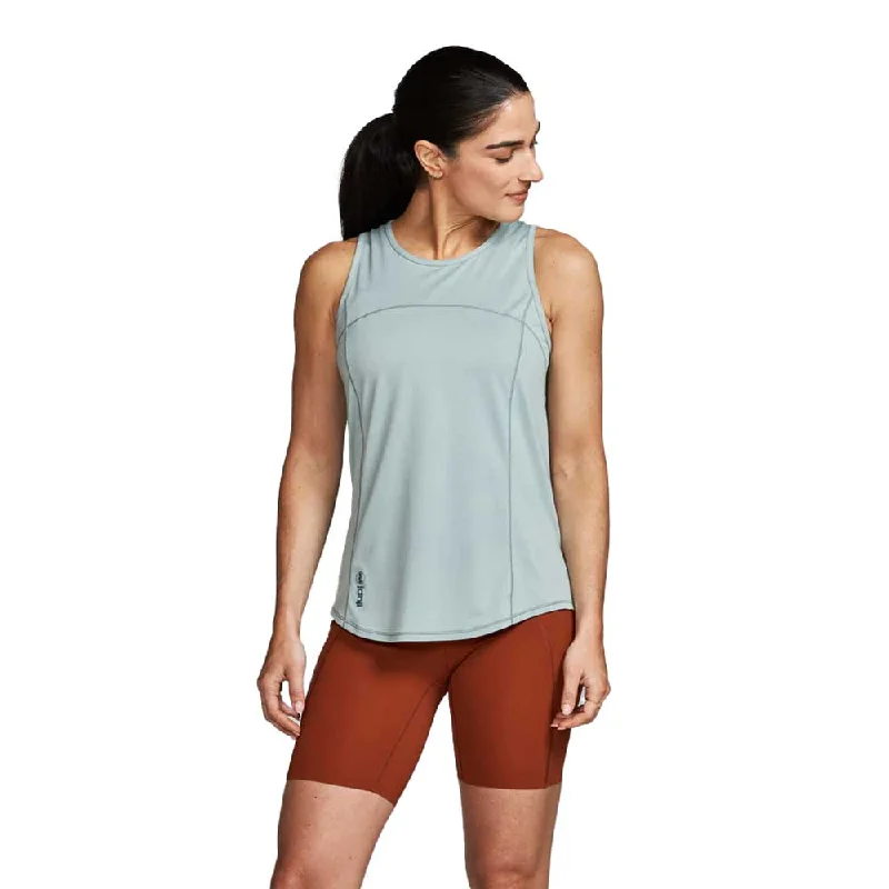 Women's Run All Day Tank - Thistle grey tank top