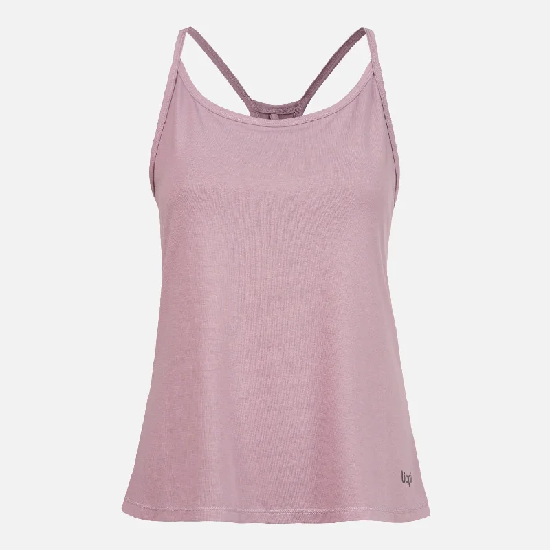 Polera Mujer Summer UV-Stop Tank Malva Lippi charcoal tank top