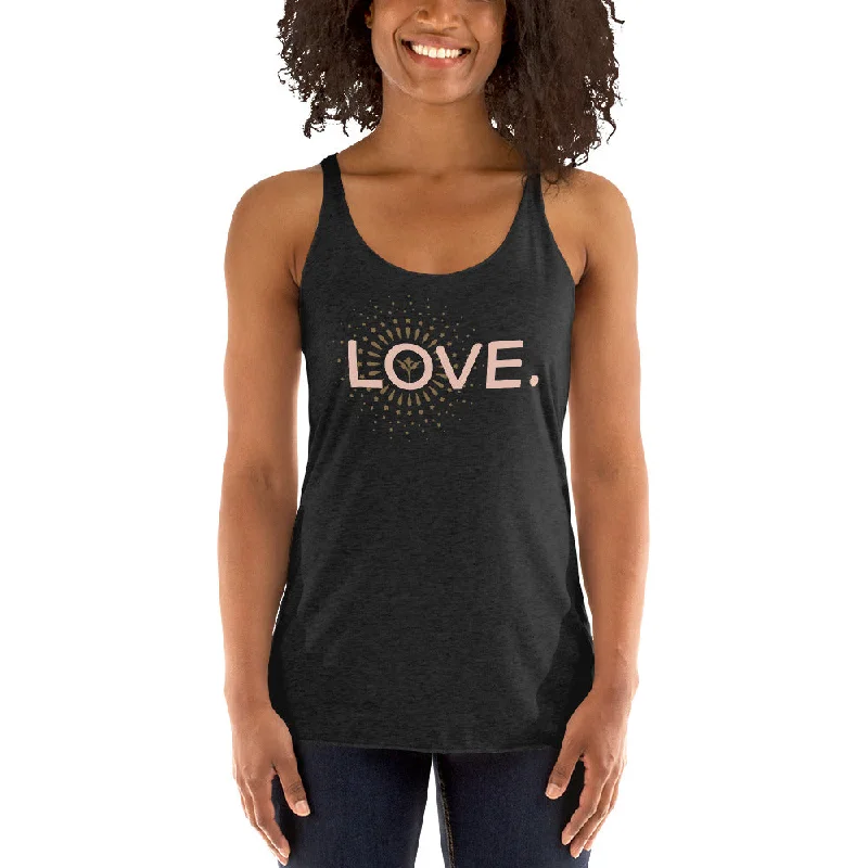 Love — Racerback Tank strappy tank top