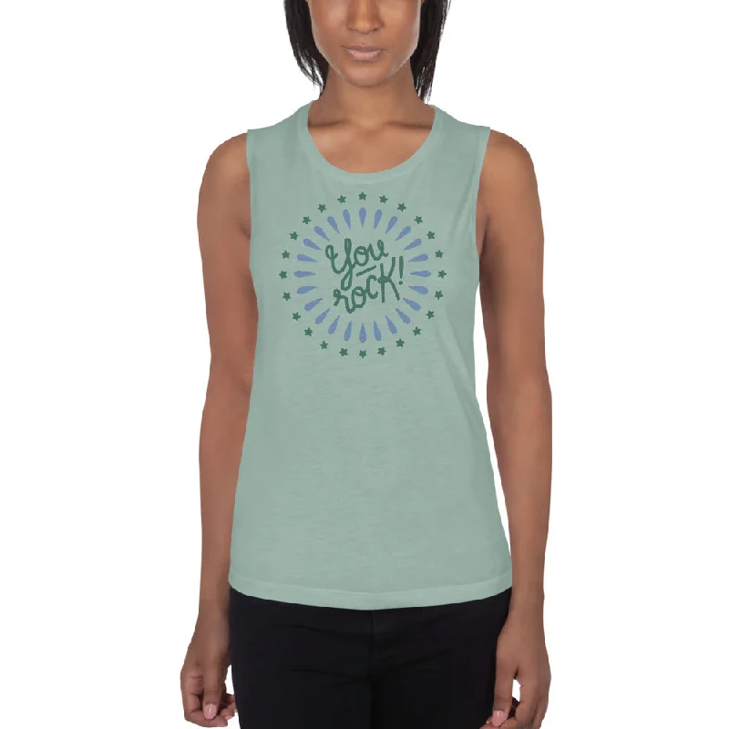 You Rock! — Muscle Tank activewear tank top