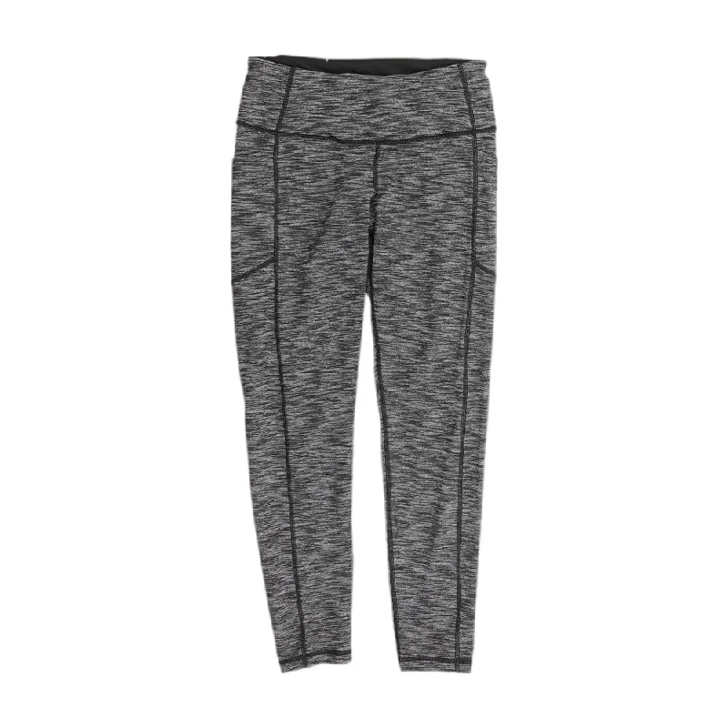 Gray Misc Leggings Fashionable Tummy Control Leggings