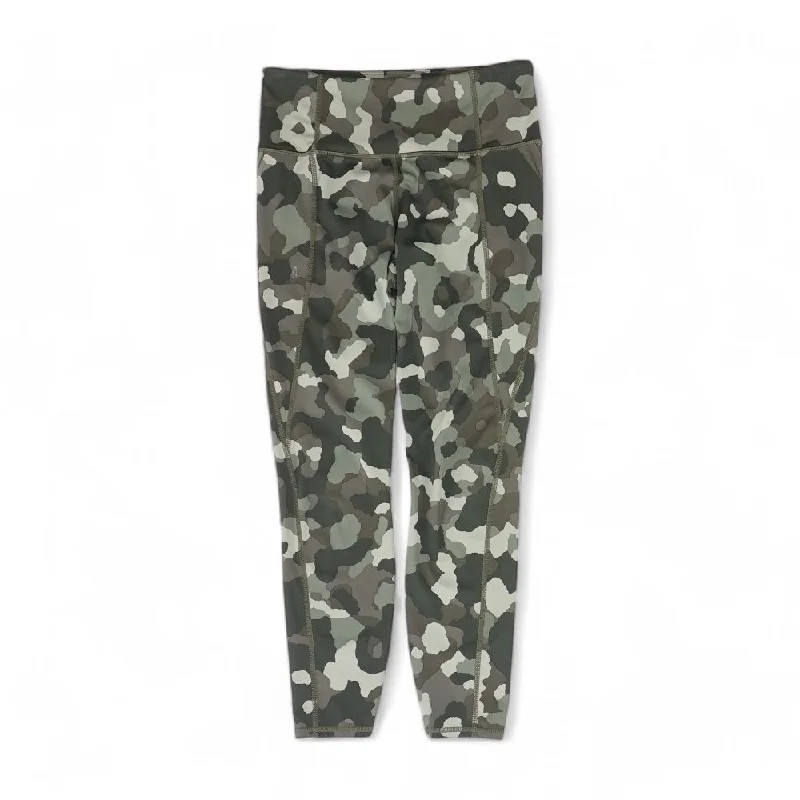 Green Camo Leggings Comfortable Classic Yoga Leggings