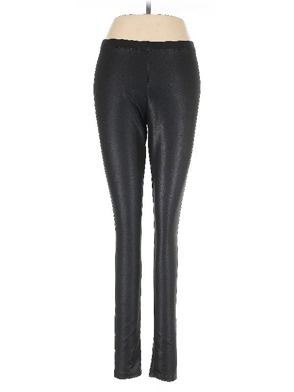 Leggings Trendy Black Mesh Leggings