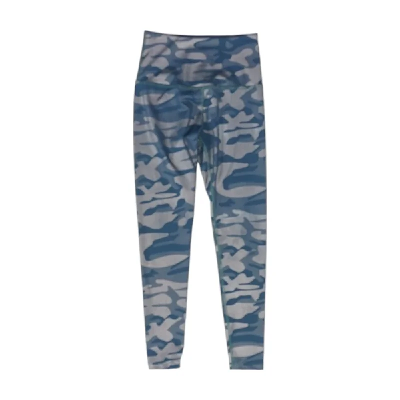 Navy Camo Leggings Elegant Textured Leggings